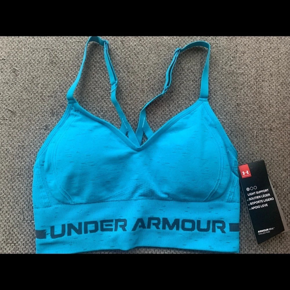 NWT Under Armour Women's Seamless Low Impact sports bra X-Small - Picture 5 of 7